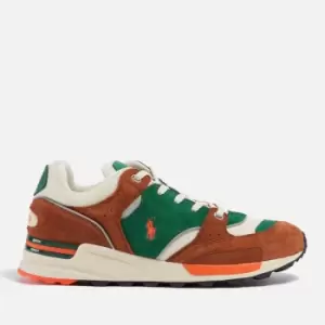 Image of Polo Ralph Lauren Mens Trackstr 200 Running Style Trainers - Teak/New Forest - UK 9