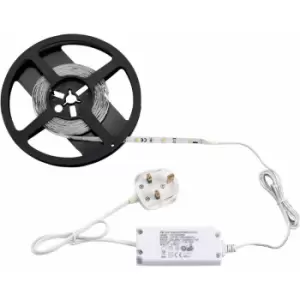 Image of Loops - 5m Warm White LED Tape Kit - 12W LED Driver - Flexible Under Cabinet Lighting