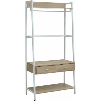 Image of Premier Housewares - Bradbury Natural Oak Storage Unit