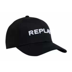 Image of Replay Logo Cap - Black