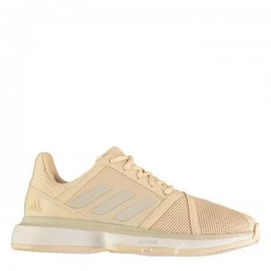 Image of adidas Court Jam Bounce Ladies Tennis Shoes - Linen/Grey