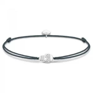 Image of Ladies Thomas Sabo Sterling Silver Little Secrets Skull Bracelet