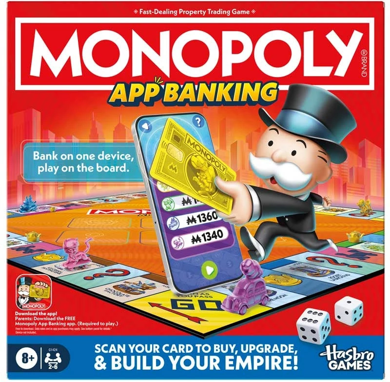 Image of Monopoly App Banking Brettspiel - Englische Fassung