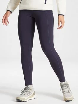Image of Craghoppers Winter Trekking Leggings - Navy, Dark Navy, Size 8, Women