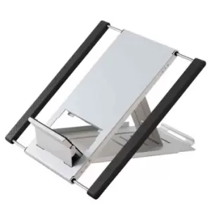 Image of Ergoline Notebook Stand Traveler 25X18X1cm Silver And Black