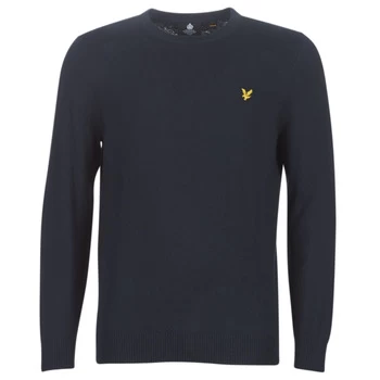 Image of Lyle Scott KN400VC-Z273 mens Sweater in Blue - Sizes S,UK S,UK M,UK L,UK XL,UK XXL