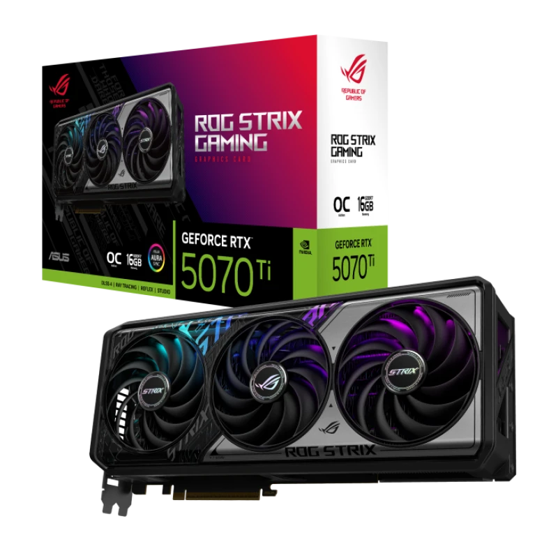 Image of ROG Strix GeForce RTX 5070 Ti 16GB GDDR7 OC Edition 90YV0M90-M0NA00