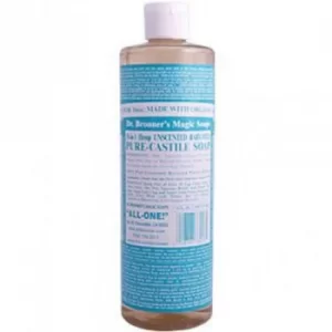 Image of Dr Bronner's Magic 18-in-1 Hemp Unscented Baby-Mild Pure-Castile Soap 1000ml