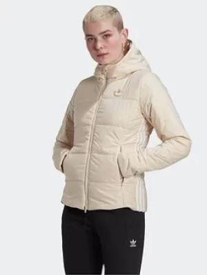 Image of adidas Originals Slim Jacket, Beige, Size 12, Women
