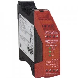 Image of Safety relay XPSAF5130 Schneider Electric Operating voltage: 24 V DC, 24 V AC 3 change-overs (W x H x D) 22.5 x 99 x 114mm