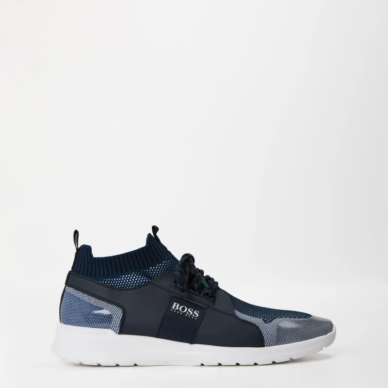 Image of Boss Mens Monk Strap Shoes Dark Blue male 5 (39)