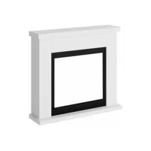 Image of Tagu The Missing Piece - White Electric Fireplace Cladding cm 99x88,3x25 FM461-WH1 - Bianco Puro
