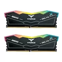 Image of TeamGroup Delta RGB 32GB (2X16GB) DDR5 PC5-57600C34 7200MHz Dual Channel Kit - Black (FF3D532G7200HC34ADC01)