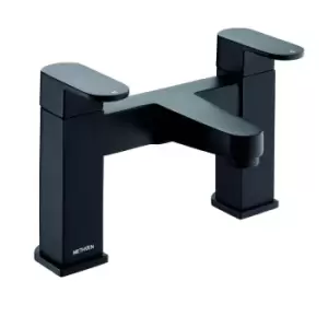 Image of Methven Amio Deck Mounted Bath Filler - Matte Black