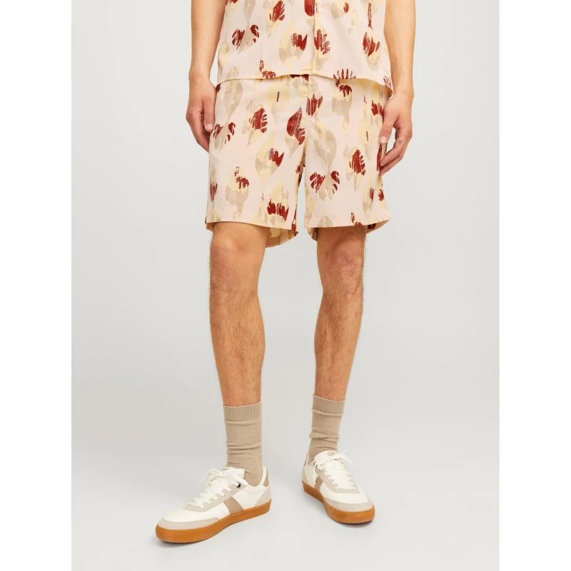 Image of Jack and Jones Jaq Short Fleece Shorts M Cream 47305171390