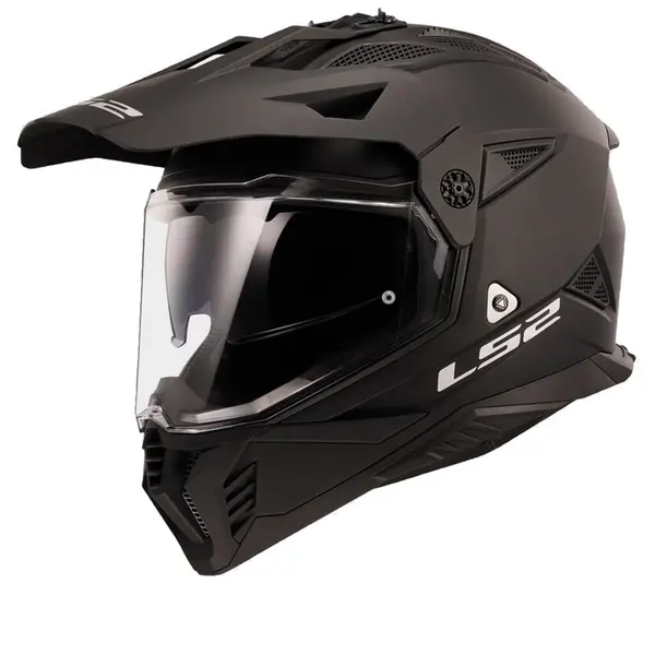 Image of LS2 MX702 Pioneer II Matt Black Adventure Helmet Size 3XL