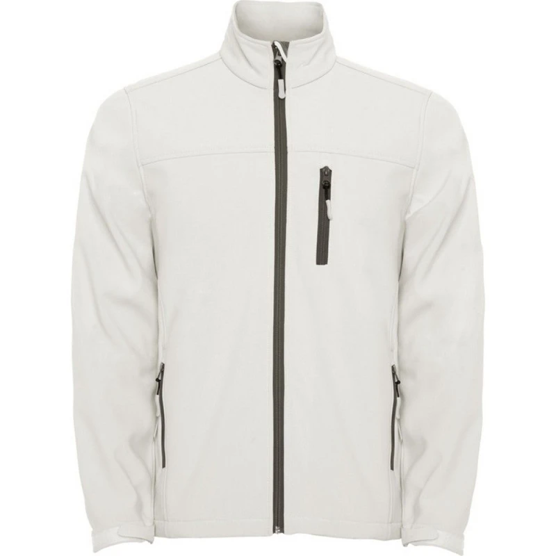 Image of ROLY ROLY Men Antartida Soft Shell Jacket in White Size: Small White S Male 5063470457601