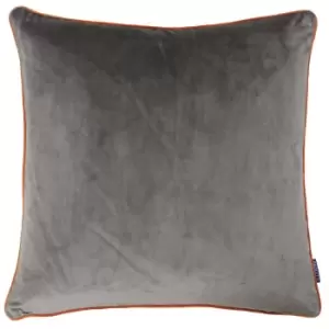Image of Paoletti Meridian Cushion Cover (55x55cm) (Mocha/Pumpkin)