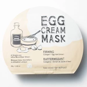 Image of Too Cool For School Egg Cream Firming Mask 28g