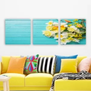 Image of P270131 Multicolor Decorative Canvas Painting (3 Pieces)
