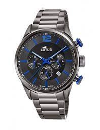 Image of Lotus Black and Grey Chronograph Watch - L18686/3