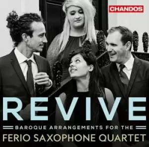 Image of Revive Baroque Arrangements for the Ferio Saxophone Quartet by Ferio Saxophone Quartet CD Album