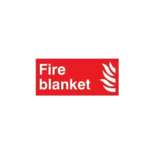 Image of Fire Blanket Vinyl Sign - 200 x 100mm - Sitesafe