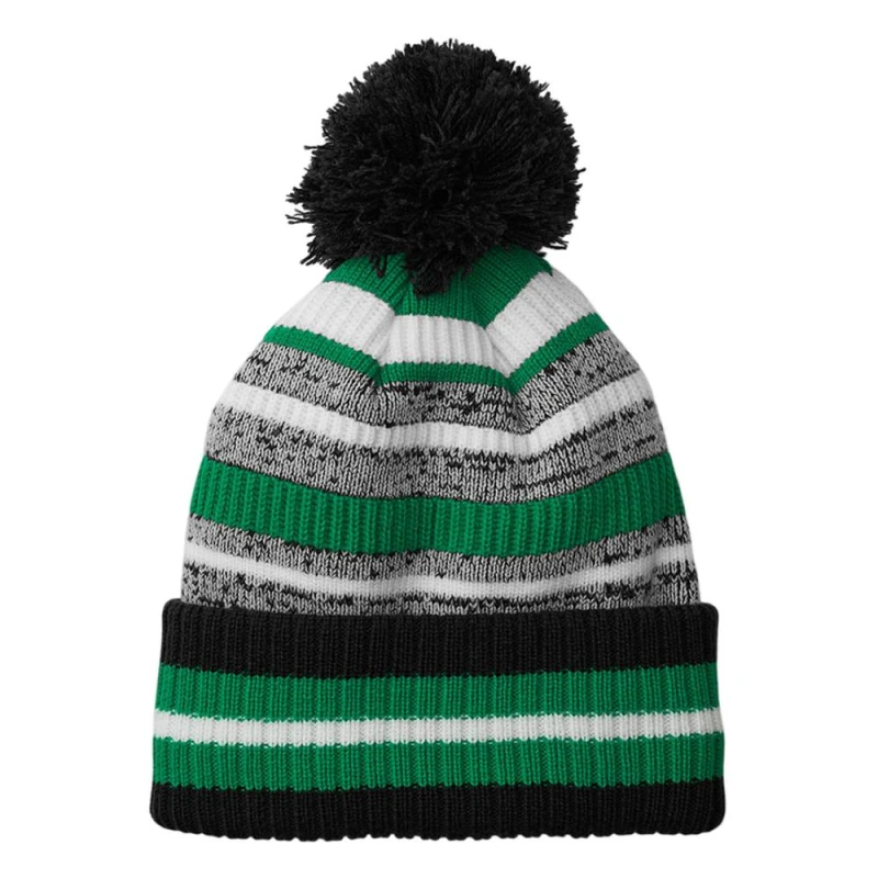 Image of Beechfield Mens Multi-Sport Fan Beanie in Jet Black Jet Black Male One Size