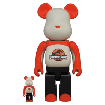 Image of Medicom Jurassic Park 100% X 400% Be@rbrick 2-Pack - Logo