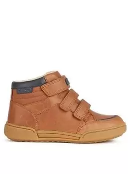 Image of Geox Poseido Strap Boot, Brown, Size 10 Younger
