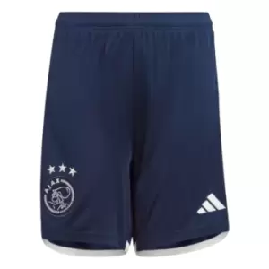 Image of 2023-2024 Ajax Away Shorts (Navy) - Kids