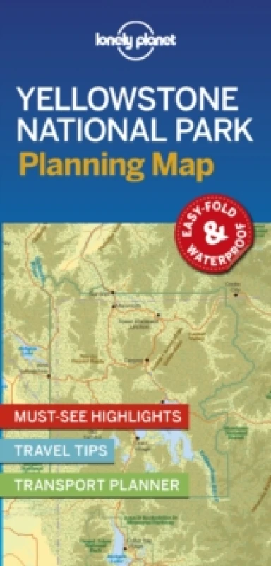 Image of Lonely Planet Yellowstone National Park Planning Map Sheet map, folded