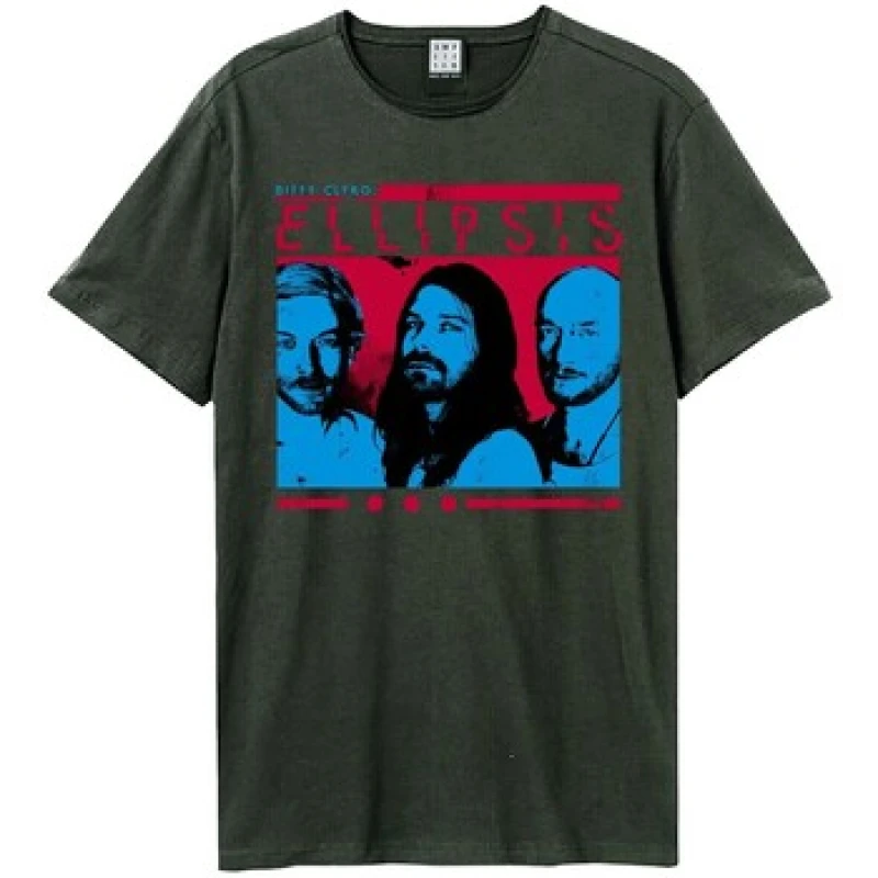 Image of Amplified Amplified Men Ellipsis Biffy Clyro T-Shirt in Charcoal Size: X-Small Charcoal XS Male 5063574011990