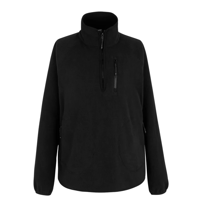 Image of Womens 1/2 zip fleece Regatta Frankie Noir Female 48