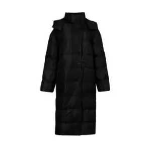 Image of AllSaints AllSaints Allana Leo Puffer Jacket Womens - Black