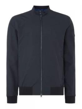 Image of Mens Barbour Waterproof zip thru Runnel jacket Blue