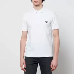 Image of Emporio Armani Mens Polo Shirt - White - L