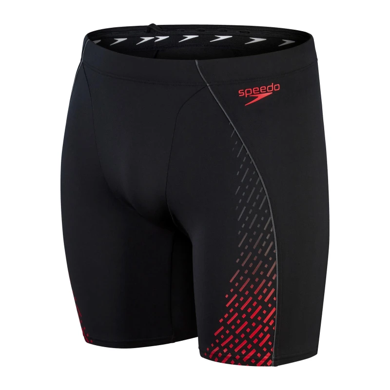 Image of Speedo Mens Mid Jam Swim Shorts Black male 26