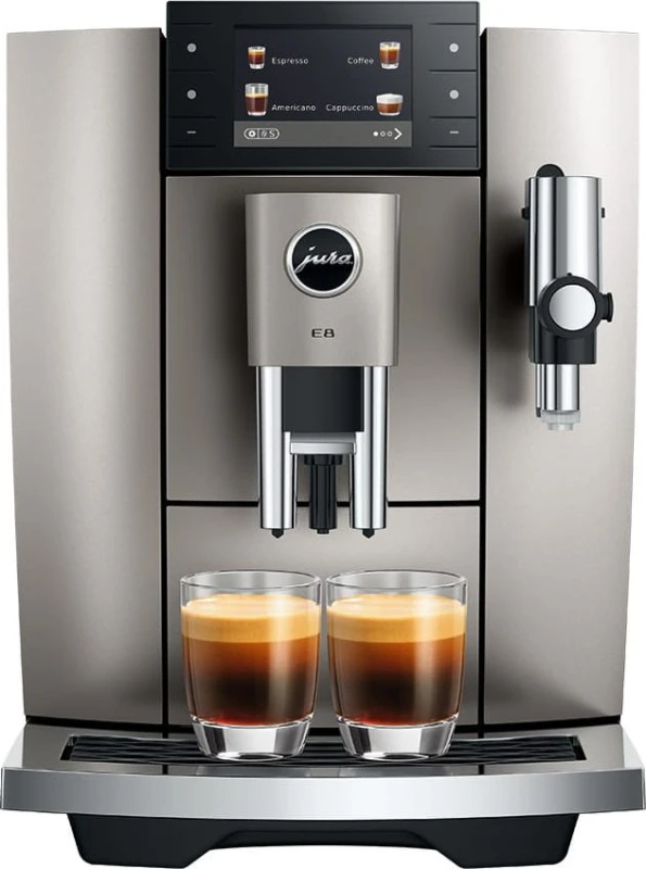 Image of Jura E8 Espresso Coffee Machine - Silver - 15721, Silver