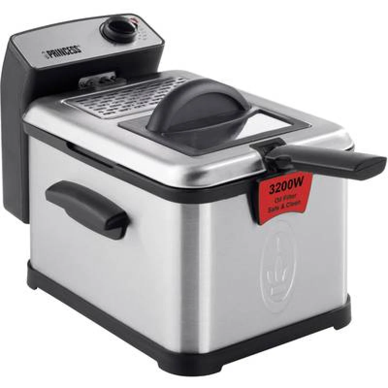 Image of Princess Princess Superior Cold zone fryer 3 l 3200 W with manual temperature settings Stainless steel, Black 01.183001.01.050