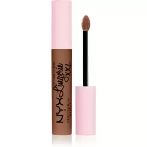 Image of NYX Professional Makeup Lip Lingerie XXL Matte Liquid Lipstick Shade 29 - Hot Caramelo 4 ml