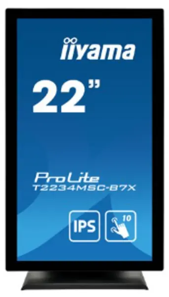 Image of iiyama ProLite T2234MSC-B7X Touch Screen monitor 54.6cm (21.5") 1920 x 1080 pixels Multi-touch Black