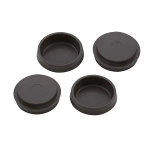 Image of BQ Brown Plastic Castor Cup Dia54mm Pack of 4