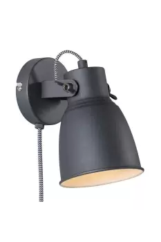 Image of Adrian Reading Light Black E27