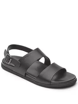Image of Rockport Darron Slingback Sandal - Black, Size 8, Men