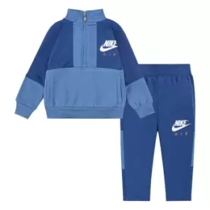Image of Nike half Zip Pnt Set Bb23 - Blue