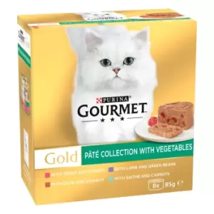 Image of Purina Gourmet Gold Pate Recipes Cat Food 96 x 85g