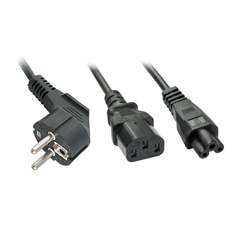 Image of Lindy 30047 power cable Black C13 coupler C5 coupler