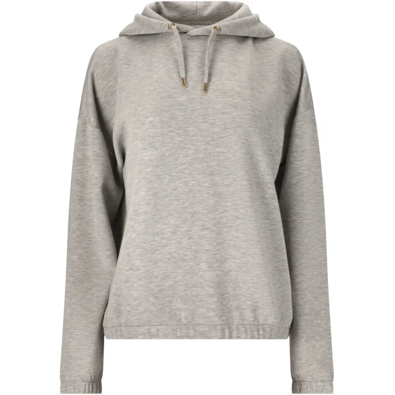 Image of Womens hooded sweatshirt Athlecia Namier Gris Female 42