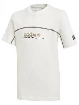 Image of Adidas Originals ChildrenS T-Shirt - White